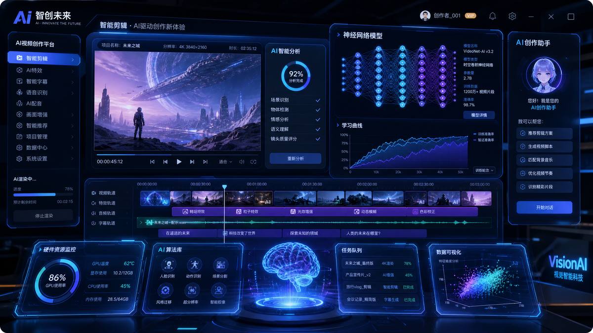 台湾吴梦梦AI视频创作工具